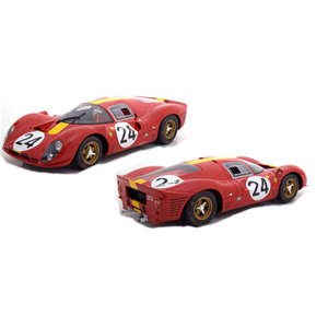 FERRARI 330 P4 N.24 3rd LE MANS 1967 W.MAIRESSE-J.BLATON 1:12 CMR Classic Model Replicars Auto Competizione Modellino