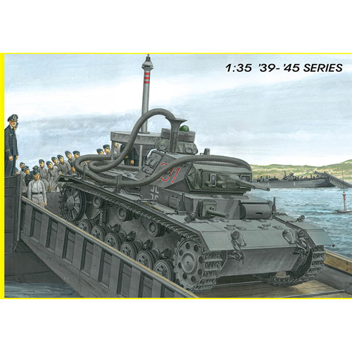 PZ.III 3.7 cm T AUSF.F KIT 1:35 Dragon Kit Mezzi Militari Modellino