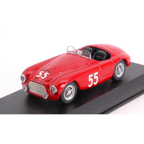 FERRARI 166 MM N.55 2nd (1st CL.) 6 H SEBRING 1950 KIMBERLY-LEWIS 1:43 Art Model Auto Competizione Modellino