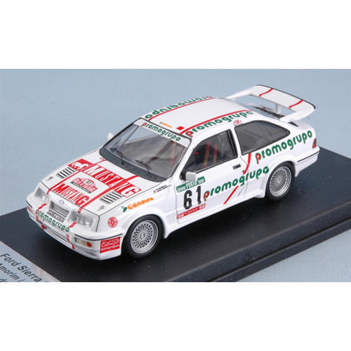 FORD SIERRA COSWORTH N.61 R.PORT 1987 NI AMORIM 1:43 Trofeu Auto Rally Modellino
