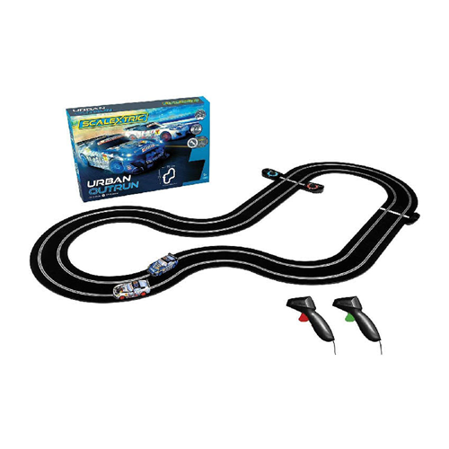 PISTA URBAN OUTRUN SET 191x132 cm LUNGH.cm 484 1:32 Scalextric Slot Modellino