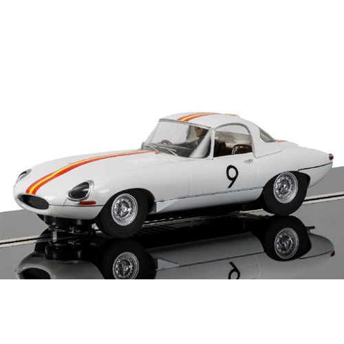 JAGUAR E-TYPE N.9 BATHURST 1965 1:32 Scalextric Slot Modellino