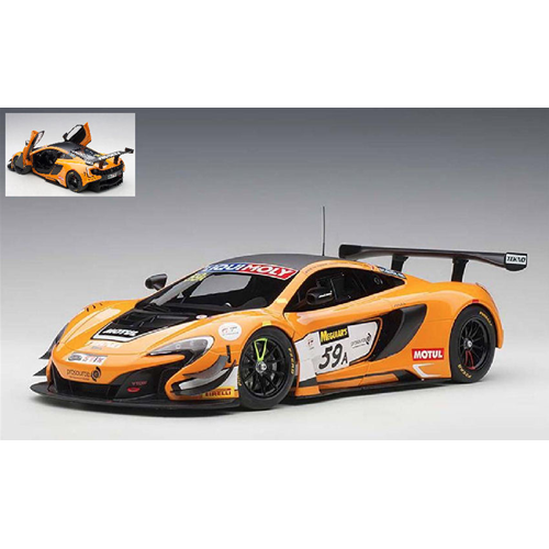 MC LAREN 650S GT3 N.59 WINNER 12 H BATHURST 2016 1:18 AutoArt Auto Stradali Modellino