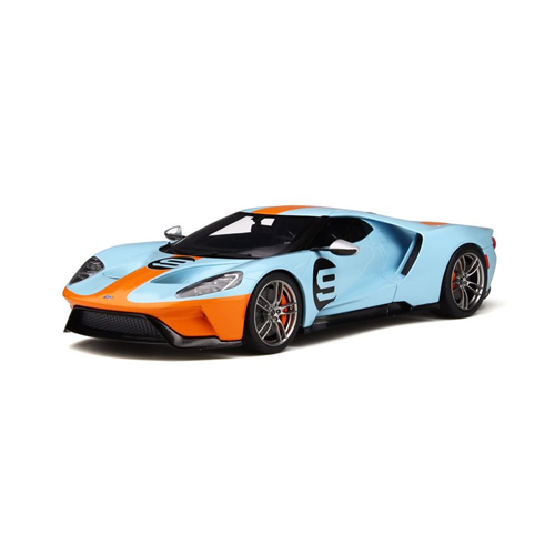 FORD GT N.9 GULF HERITAGE EDITION 2017 1:18    GT Spirit Auto Competizione Modellino
