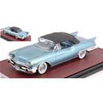 CADILLAC ELDORADO BIARRITZ 1958 CLOSE ROOF LIGHT BLUE METALLIC LIM.199 1:43 GLM Models Auto Stradali Modellino