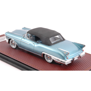 CADILLAC ELDORADO BIARRITZ 1958 CLOSE ROOF LIGHT BLUE METALLIC LIM.199 1:43 GLM Models Auto Stradali Modellino