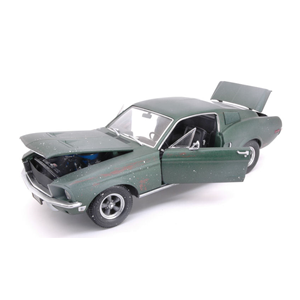 FORD MUSTANG GT FASTBACK 1968 UNRESTORED STEVE MCQUEEN COLLECTION 1:18 Greenlight Movie Modellino