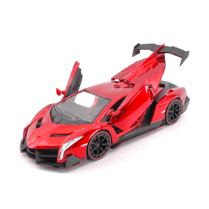 LAMBORGHINI VENENO 2017 METALLIC RED 1:24 Jada Toys Tuning Modellino