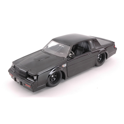 DOM'S BUICK GRAND NATIONAL 1987 (2003) FAST & FURIOUS BLACK  1:24 Jada Toys Movie Modellino