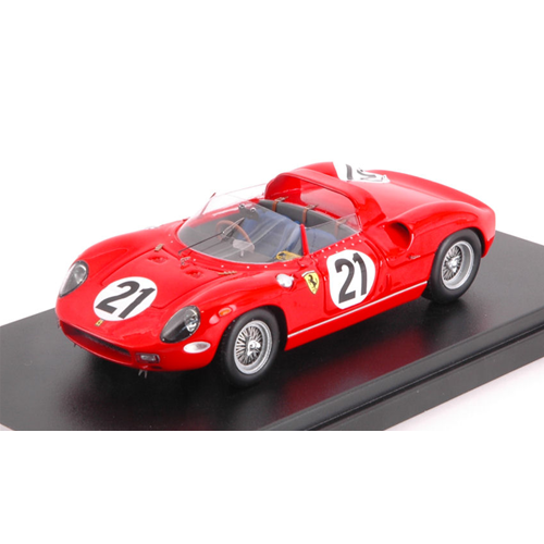 FERRARI 250P N.21 WINNER 24h LE MANS 1963 L.BANDINI- L.SCARFIOTTI 1:43 Looksmart Auto Competizione Modellino