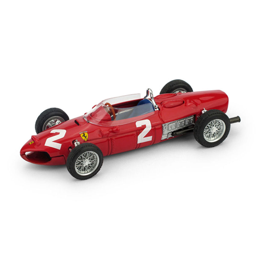 FERRARI 156 F1 P.HILL 1961 N.2 WINNER ITALY GP 1:43 Brumm Formula 1 Modellino
