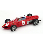 FERRARI 156 F1 R.GINTHER 1961 N.6 DNF ITALY GP 1:43 Brumm Formula 1 Die Cast Modellino