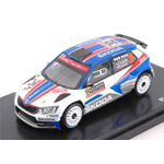SKODA FABIA III R5 N.32 WINN.RALLY MONTE CARLO 2018 KOPECKY-DRESLER 1:43 Abrex Auto Rally Modellino
