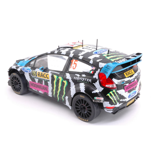 FORD FIESTA RS WRC N.15 12th RALLY CATALUNYA 2014 BLOCK-GELSOMINO 1:18 Ixo Model Auto Rally Modellino