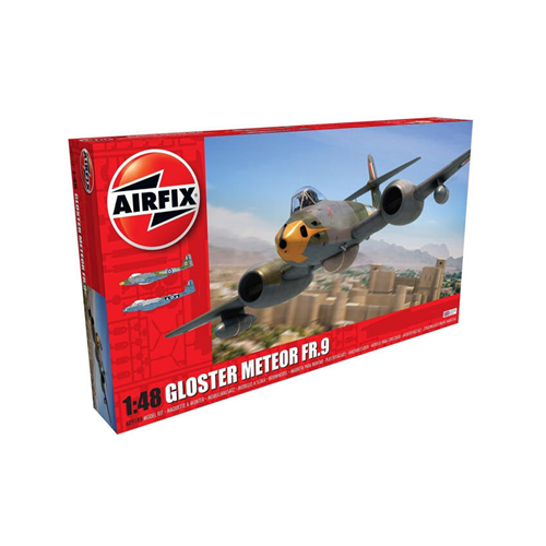 GLOSTER METEOR FR.9 KIT 1:48 Airfix Kit Aerei Modellino
