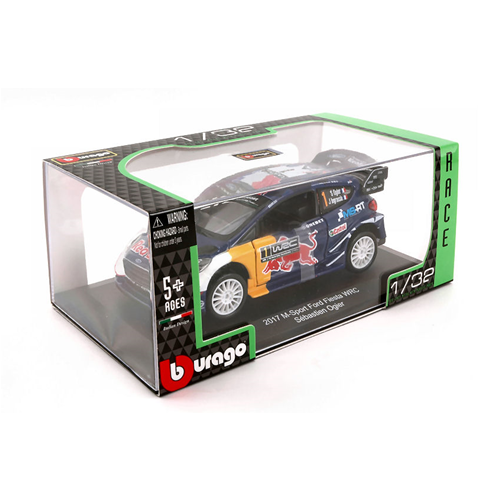 FORD FIESTA WRC 2017 N.1 S.OGIER-J.INGRASSIA 1:32 Burago Auto Rally Modellino