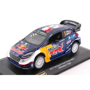 FORD FIESTA WRC 2017 N.1 S.OGIER-J.INGRASSIA 1:32 Burago Auto Rally Modellino
