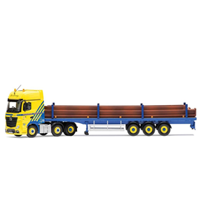 MERCEDES ACTROS (MP4) FLATBED TRAILER 1:50 Corgi Camion Modellino