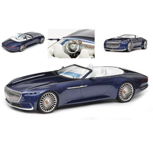 MERCEDES MAYBACH VISION 6 CABRIOLET 2017 BLUE 1:18 Schuco Auto Stradali Modellino