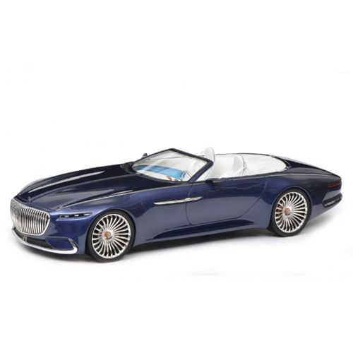 MERCEDES MAYBACH VISION 6 CABRIOLET 2017 BLUE 1:18 Schuco Auto Stradali Modellino