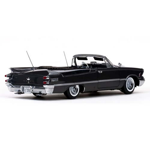 DODGE CUSTOMS ROYAL LANCER CONVERTIBLE 1959 DARK GUN METAL 1:18 SunStar Auto Stradali Modellino