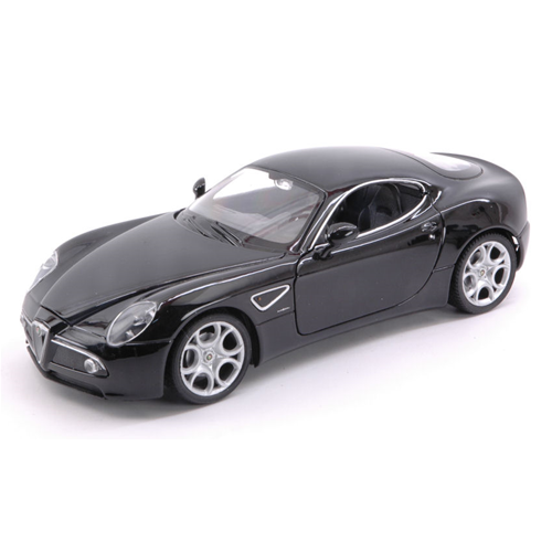 ALFA ROMEO 8C COMPETIZIONE 2006 BLACK 1:24 Welly Auto Stradali Modellino