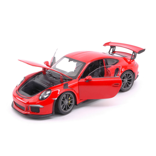 PORSCHE 911 (991) GT3 RS 2016 ORANGE 1:24 Welly Auto Stradali Modellino
