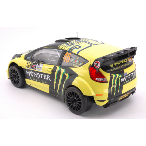 FORD FIESTA RS WRC N.46 WINNER RALLY MONZA 2015 ROSSI-CASSINA 1:18 Ixo Model Auto Rally Modellino