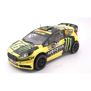 FORD FIESTA RS WRC N.46 WINNER RALLY MONZA 2015 ROSSI-CASSINA 1:18 Ixo Model Auto Rally Modellino