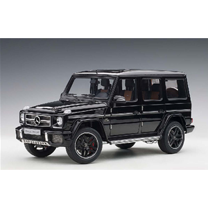 MERCEDES AMG G 63 2017 GLOSS BLACK FULL OPENINGS 1:18 AutoArt Auto Stradali Modellino