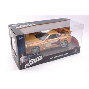 SLAP JACK'S TOYOTA SUPRA FAST & FURIOUS GOLD 1995 1:24 Jada Toys Movie Modellino