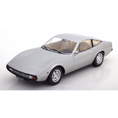 FERRARI 365 GTC4 1971 SILVER 1:18 KK Scale Auto Stradali Modellino