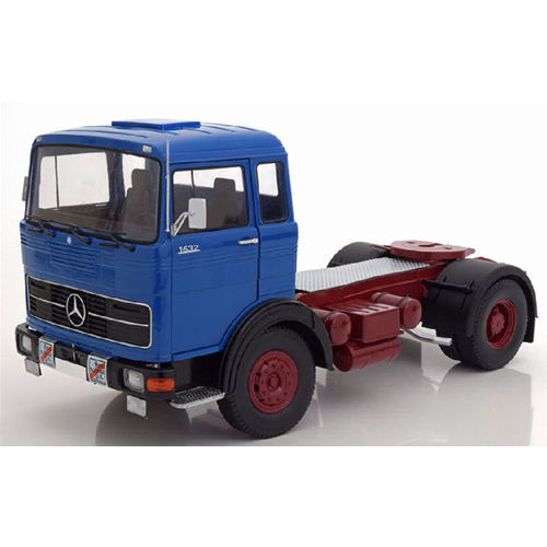 MERCEDES LPS 1632 1969 BLUE/DARK RED 1:18 KK Scale Camion Modellino