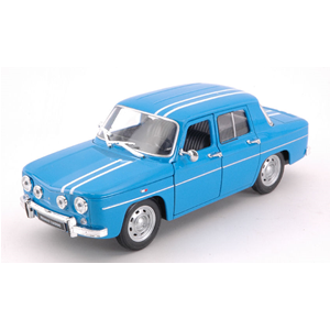 RENAULT R8 GORDINI 1964 BLUE/WHITE 1:24 Welly Auto Stradali Modellino