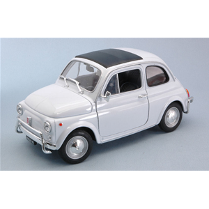 FIAT 500 L 1968 WHITE 1:18 Welly Auto Stradali Modellino
