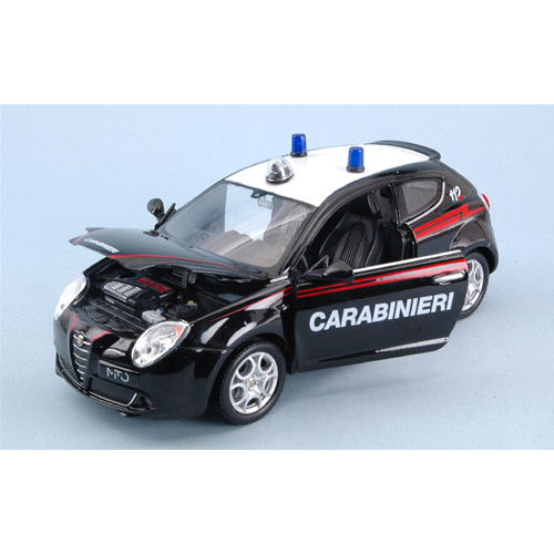 ALFA ROMEO MITO CARABINIERI 1:24 Welly Forze dell'Ordine Modellino