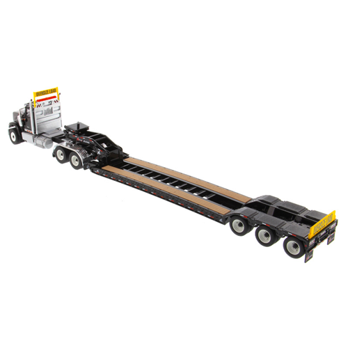 HX520 TANDEM TRACTOR 6X4 2018 BLACK + XL120 TRAILER 1:50 Diecast Master Camion Modellino