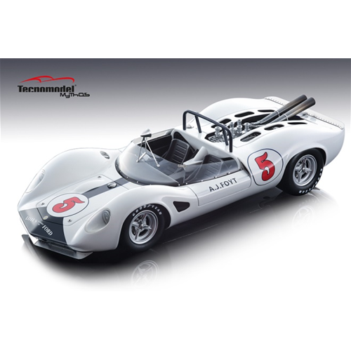 LOTUS 40 N.5 ACCIDENT RIVERSIDE GP 1965 A.J.FOYT 1:18 Tecnomodel Auto Competizione Modellino