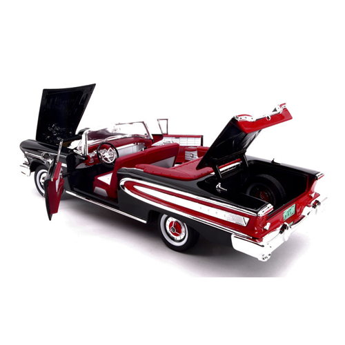 FORD EDSEL CITATION CONVERTIBLE 1958 BLACK 1:18 Lucky Die Cast Auto Stradali Modellino