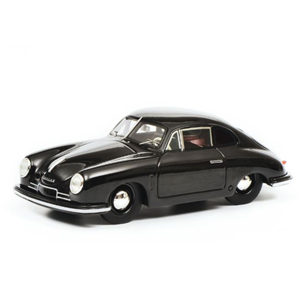 PORSCHE 356 COUPE 1948 BLACK 1:43 Schuco Auto Stradali Modellino