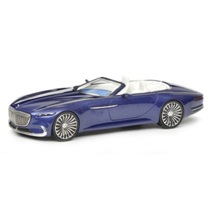MERCEDES MAYBACH VISION 6 CONVERTIBLE 2018 BLUE 1:43 Schuco Auto Stradali Modellino