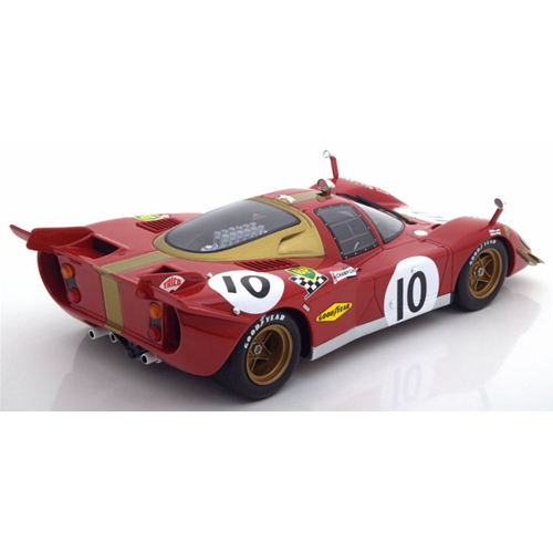 FERRARI 512 S N.10 ACCIDENT LE MANS 1970 H.KELLENERS-G.LOOS 1:18 CMR Auto Competizione Modellino