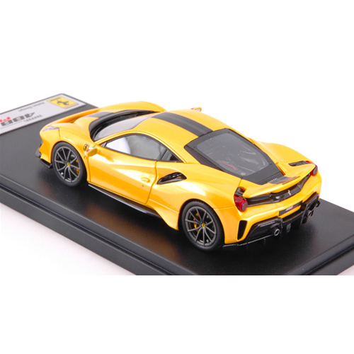 FERRARI 488 PISTA 2018 GIALLO TRISTRATO 1:43 Looksmart Auto Stradali Modellino