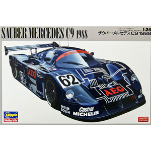 SAUBER MERCEDES C9 1988 KIT 1:24 Hasegawa Kit Auto Modellino