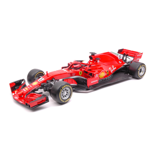 FERRARI SF71-H S.VETTEL 2018 N.5 1:18 Burago Formula 1 Modellino