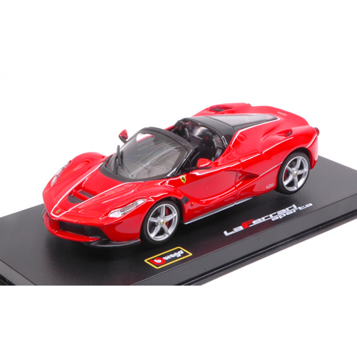 FERRARI LA FERRARI APERTA 2013 RED 1:43 Burago Auto Stradali Modellino
