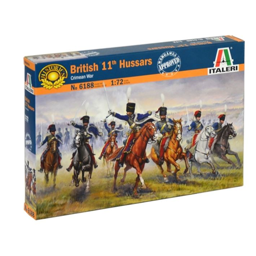 BRITISH 11th HUSSARS (CRIMEA WAR) KIT 1:72 Italeri Kit Figure Militari Modellino