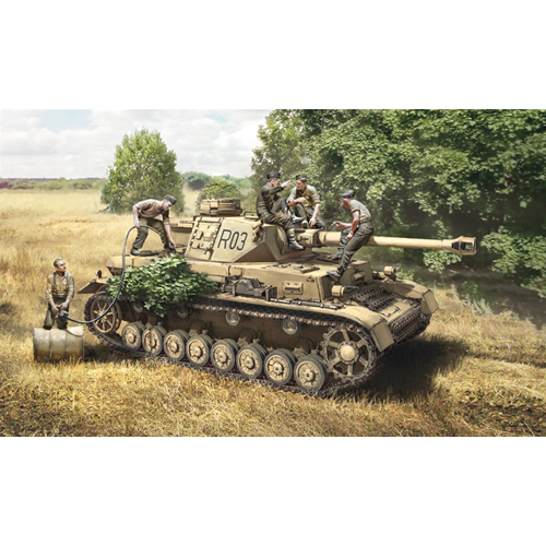 CARRO ARMATO PZ.IV F1/F2/G WITH ASS.TROOPS KIT 1:35 Italeri Kit Mezzi Militari Modellino