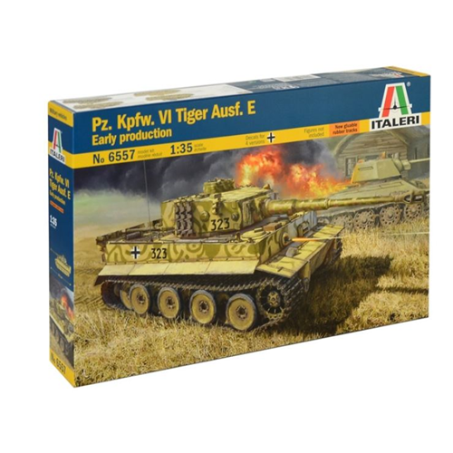 PZ.KPFW.VI AUSF.E TIGER EARLY PROD.KIT 1:35 Italeri Kit Mezzi Militari Modellino