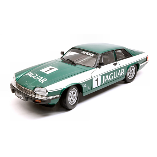 JAGUAR XJS RACING EDITION 1984 GREEN 1:18 Lucky Die Cast Auto Stradali Modellino